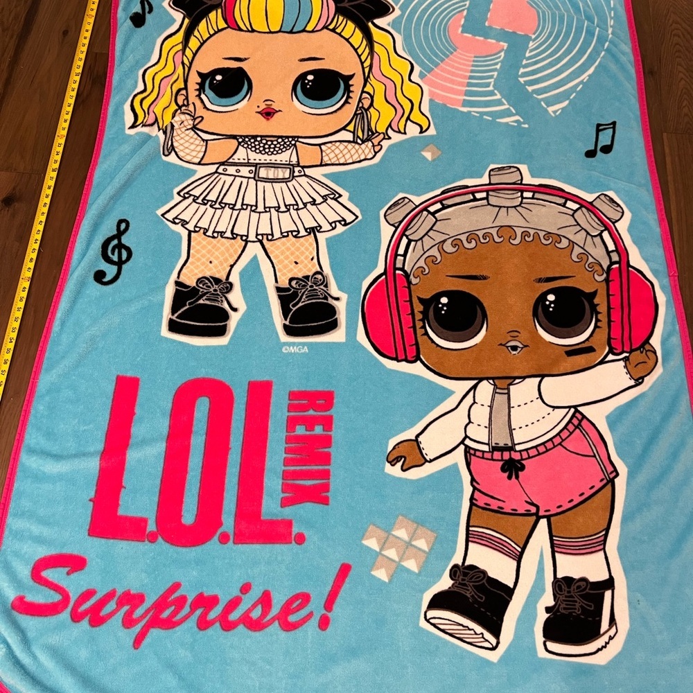 LOL Surprise "Hear the Music" 62 x 90 Blanket